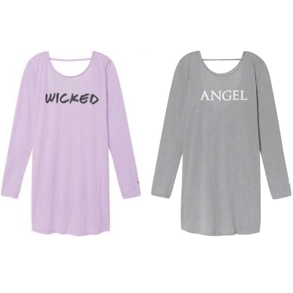NWOT Victoria Secret Sleep Shirt LOT OF TWO Medium